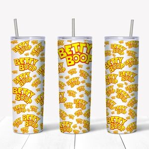 Yellow Betty Boop Tumbler